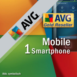 AVG Mobile AntiVirus Security PRO 1 Smartphone / Tablet with Android 1 Year