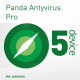 Panda Antivirus Pro 2018 5 Pc 3 Lata