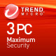 Trend Micro Maximum Security 3 PC 1 Rok