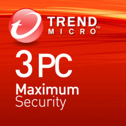 Trend Micro Maximum Security 3 PC 1 Rok