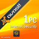 AVAST INTERNET SECURITY 2018 1 PC /1 ROK