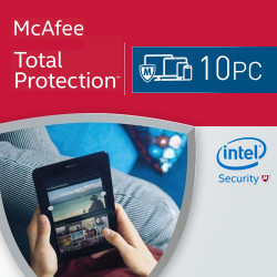 McAfee Total Protection 2018 KEY 10 PC