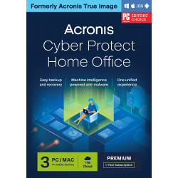 Acronis Cyber Protect Home Office Premium 3 PC / 1 Rok + 1 TB Acronis Cloud Storage