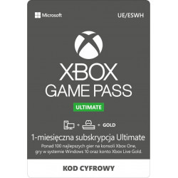 Microsoft Abonament Game Pass Ultimate 1 Miesiąc