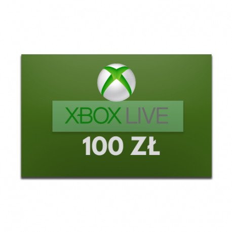 Xbox LIVE 100zł
