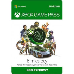 Microsoft Abonament Game Pass 6 miesięcy